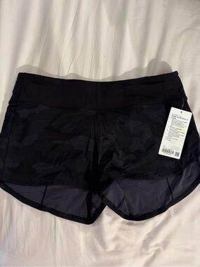 lululemon athletica Women's Black Camo Run Shorts